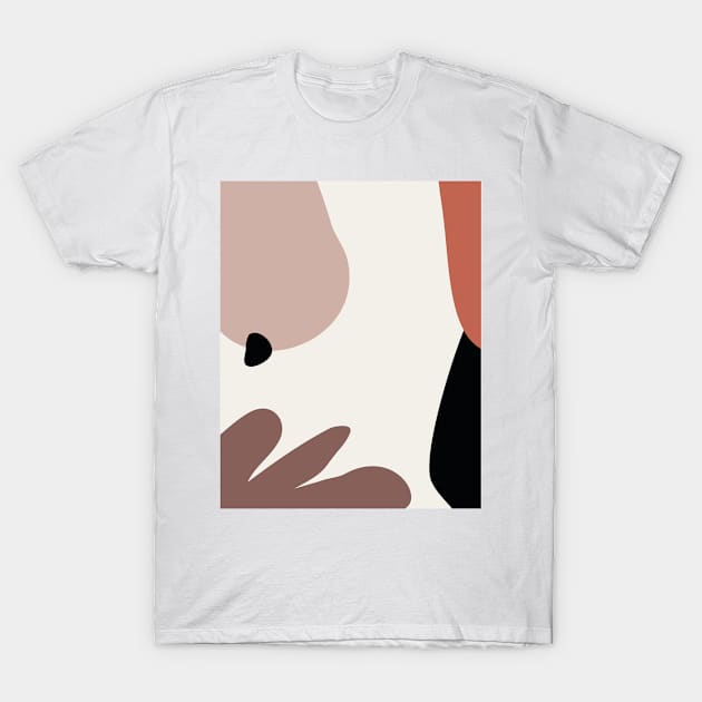 Modern abstract mid century T-Shirt by NJORDUR